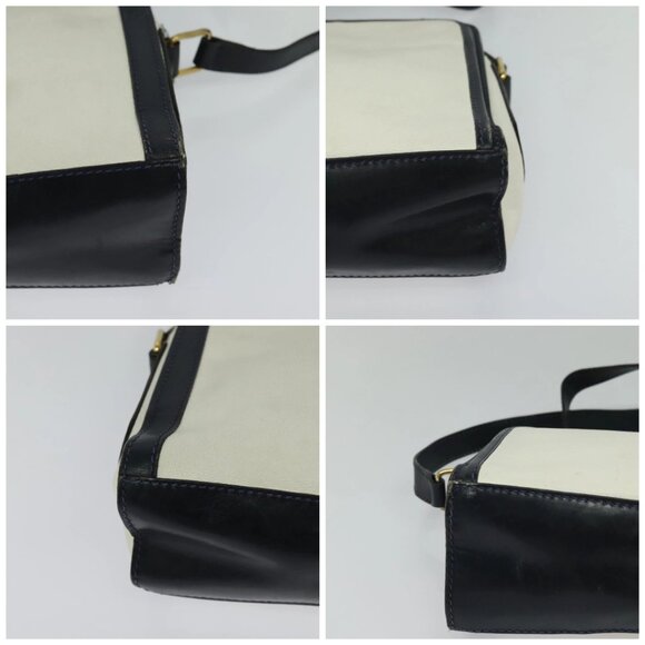 CELINE Shoulder Bag Leather White Auth BA829 - Picture 16 of 16